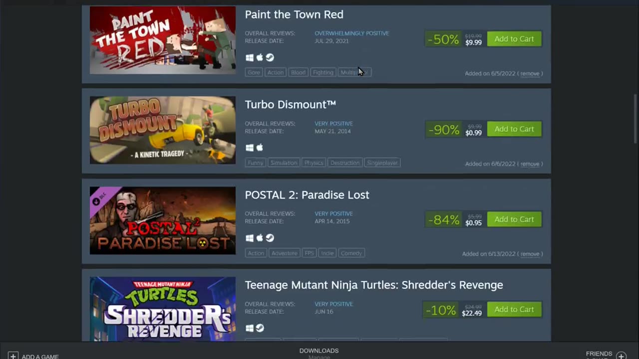 June 23, 2022 on Steam