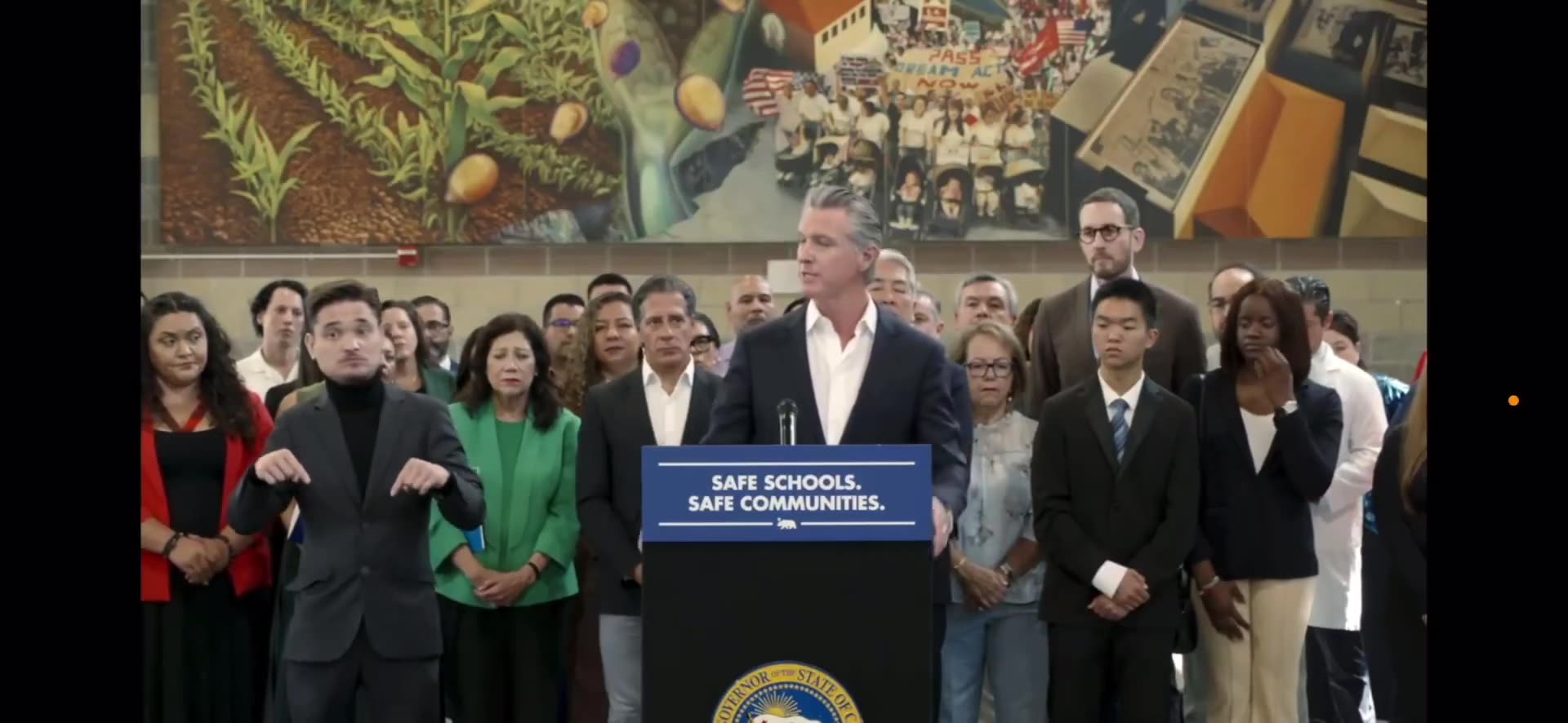 California Gov. Newsome Signs New Law Designed to Intimidate ICE Officers