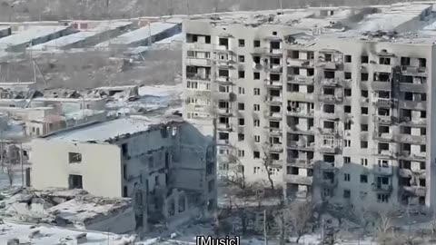 🇷🇺 ⚔️ A video of winter Kuianka, shot with a drone