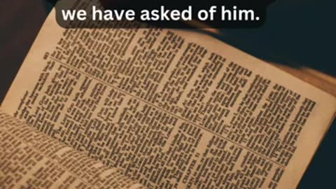 Journey of faith and spiritual growth 1 John 5:15 Daily Bible Verse