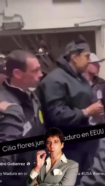 Cilia Flores alongside Maduro in the US.