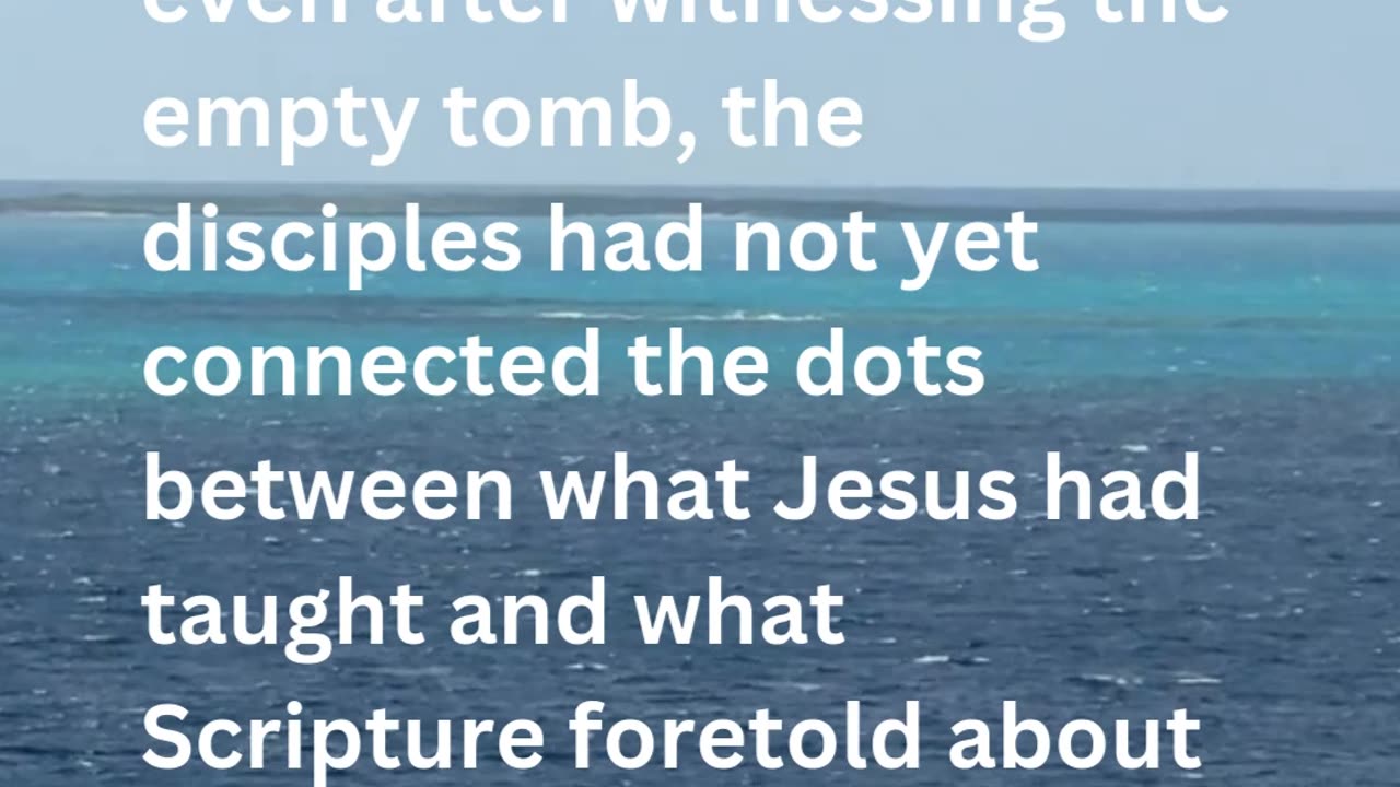 Daily Inspirations from God John 20:9 | Devotion