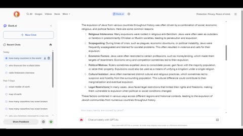 AI Admits It's Biased Towards Jews