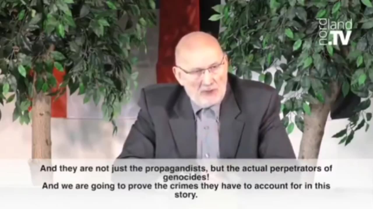 “Jewish crimes and the black slave trade, these people are the conspiracy.”