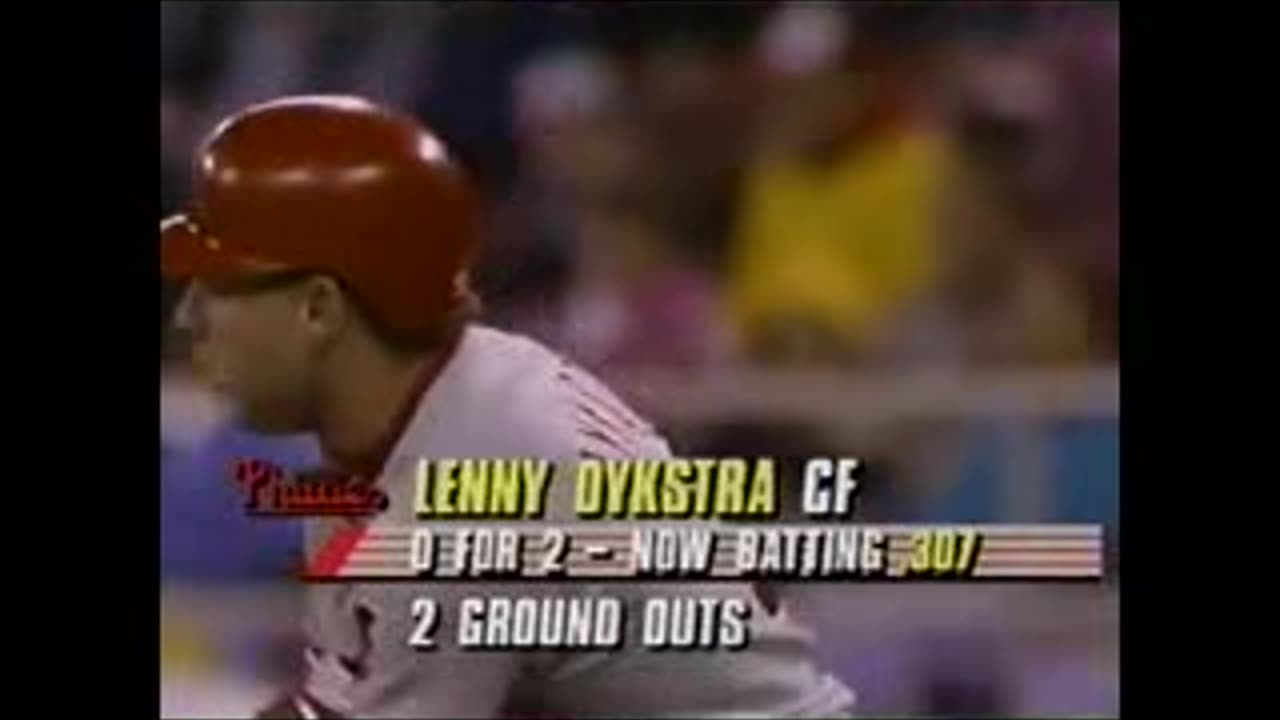 9-27-93 Phillies vs Pirates(missing first battle of game)