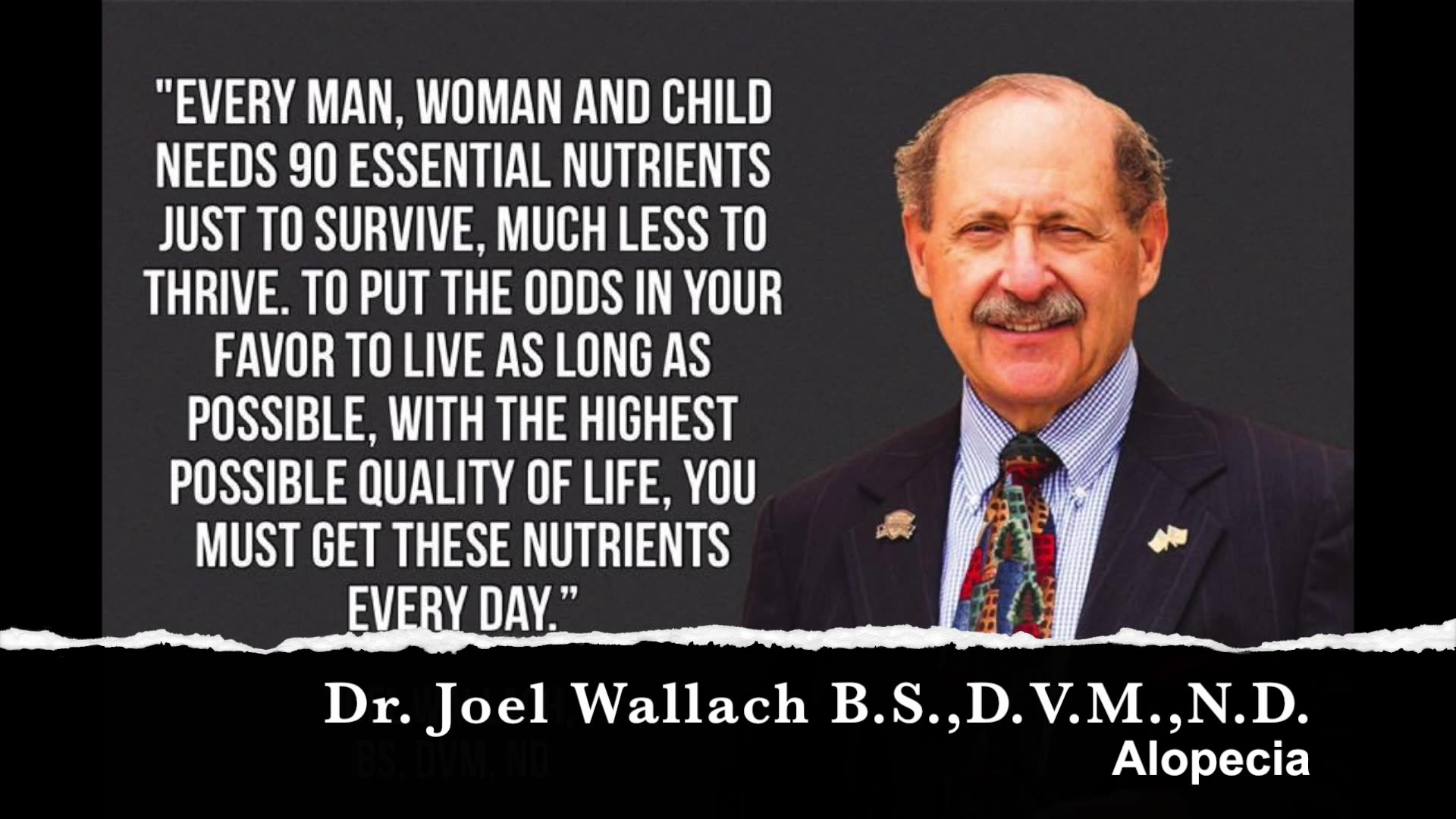 Alopecia Dr Joel Wallach