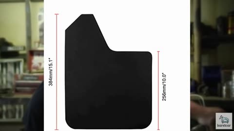 Universal Basic Mud Flaps Set Black Car Mudguard Splash Guards with Accessories