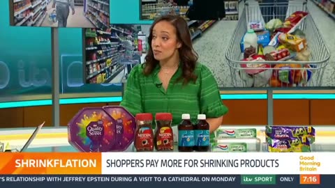 Good Morning Britain reporting on shrinkflation：