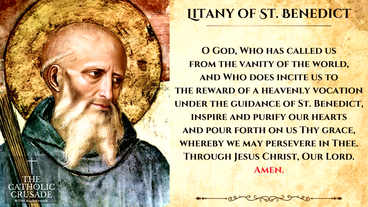 The Litany of St Benedict