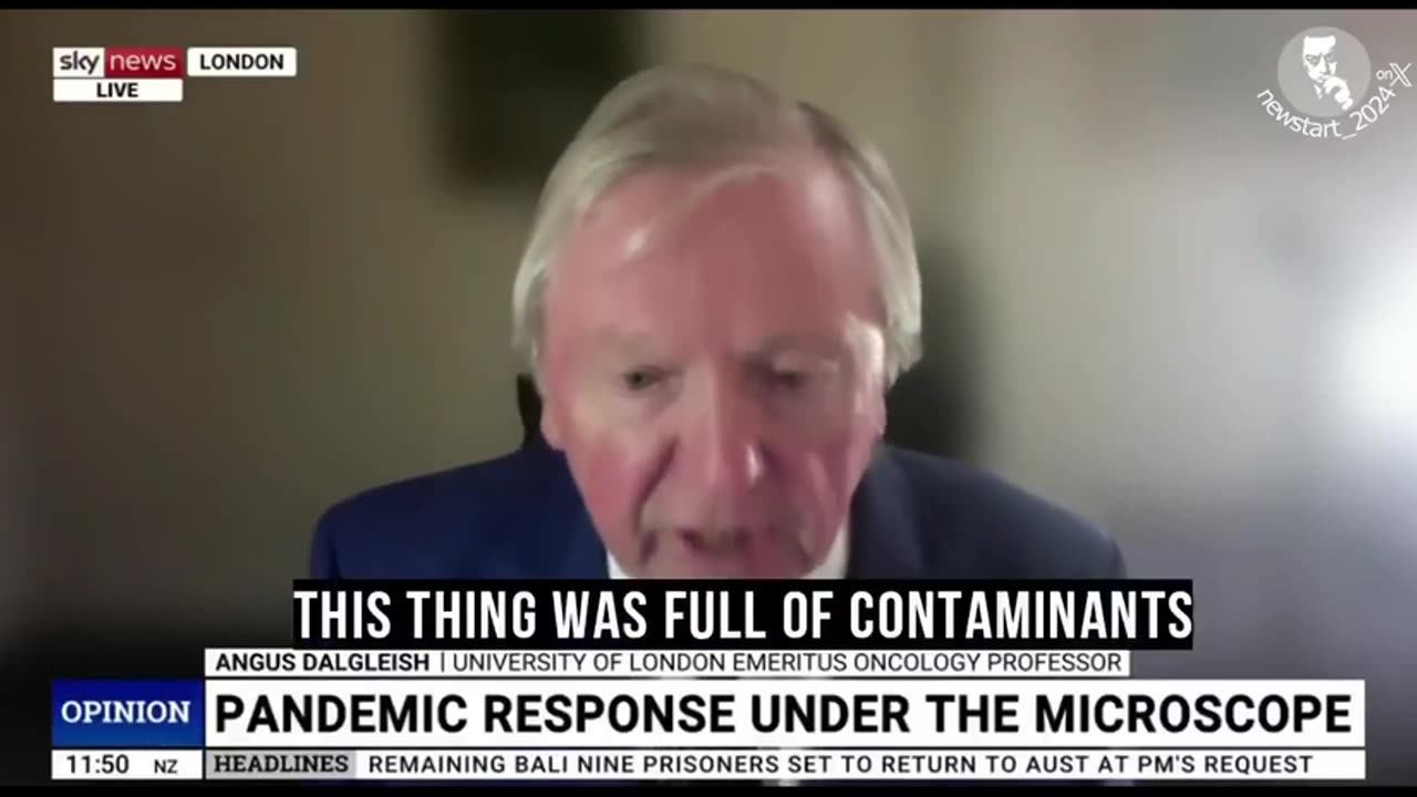 Professor Angus Dalgleish on Covid 19 vaccines and their harmful effects
