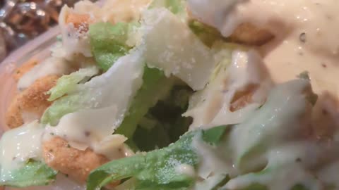 Blaze Pizza Caesar Salad Taste Test The Fast-Food Restaurant & Dessert Review Guys