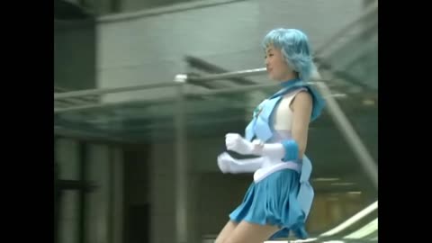 Usagi & Mamoru sailor moon live action act 2 Ami transform into sailor Mercury