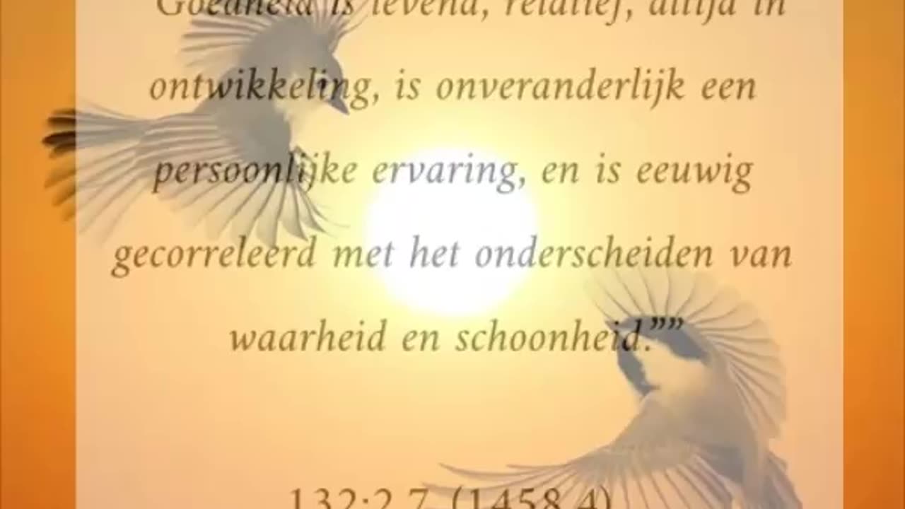 Goedheid Is Een Persoonlijke Ervaring