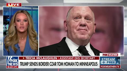 Tricia McLaughlin says Tom Homan will oversee Minneapolis