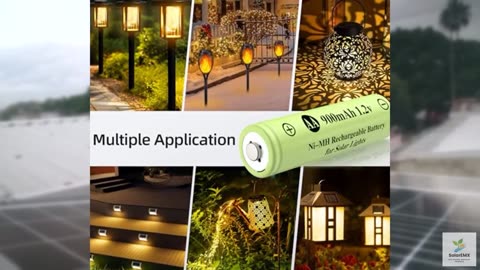 JiajaX AA 1.2V Ni-MH Rechargeable Battery, Double A 900mAh 1.2V Rechargeable Bat