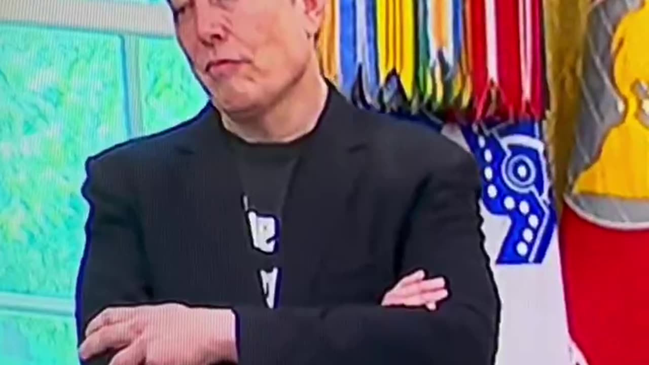 Elon musk is so high it looks like he’s hallucinating!