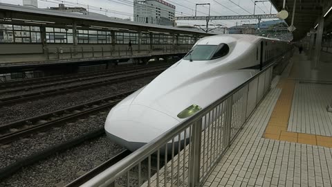 Shinkansen waiting