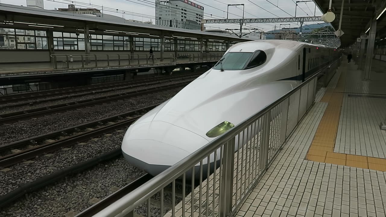 Shinkansen waiting