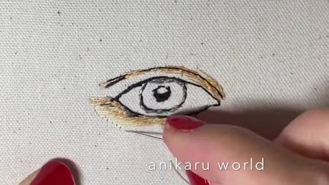 Hand embroidery arteyes