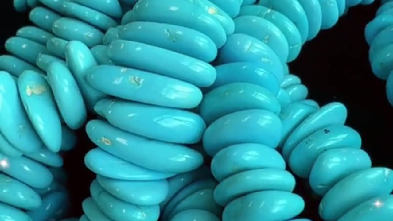 250324-7 The Sleeping Beauty turquoise free shape bead