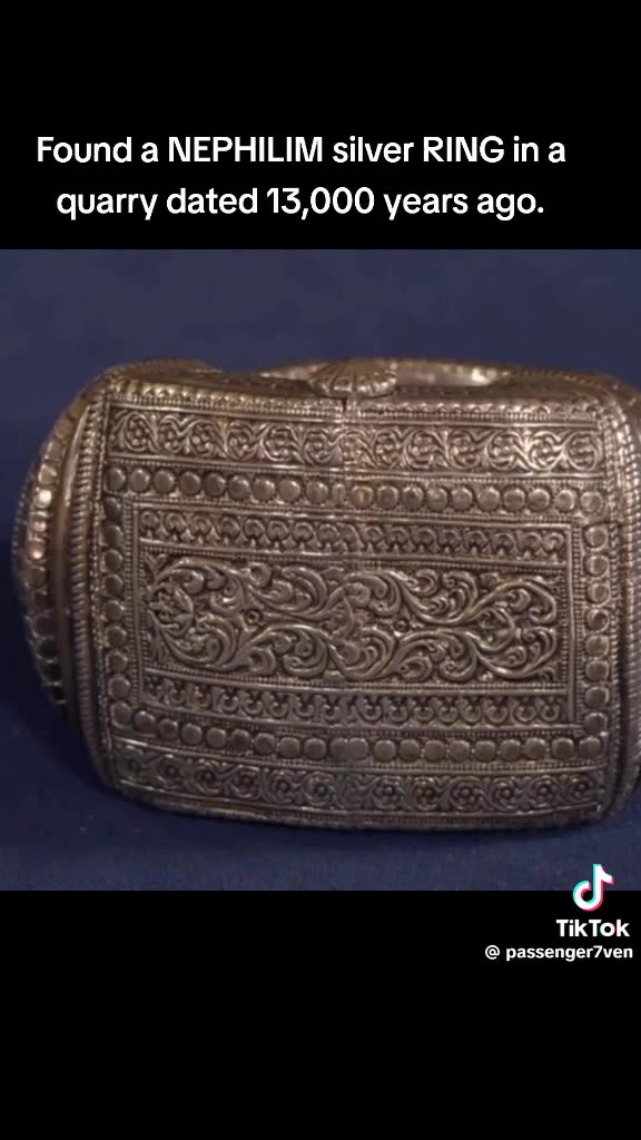 Giants silver ring found and stored at the Smithsonian Museum