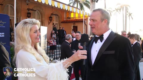 Messages to President Trump & Catholics - Mar-a-Lago Guest Interviews