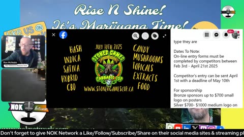 Rise ‘N Shine! It's Marijuana Time! Wake ‘N Bake Show - Ep 166 April 18, 2025