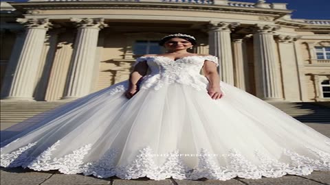 princess bridal dress that makes your walk down the aisle feel like a coronation 👑✨