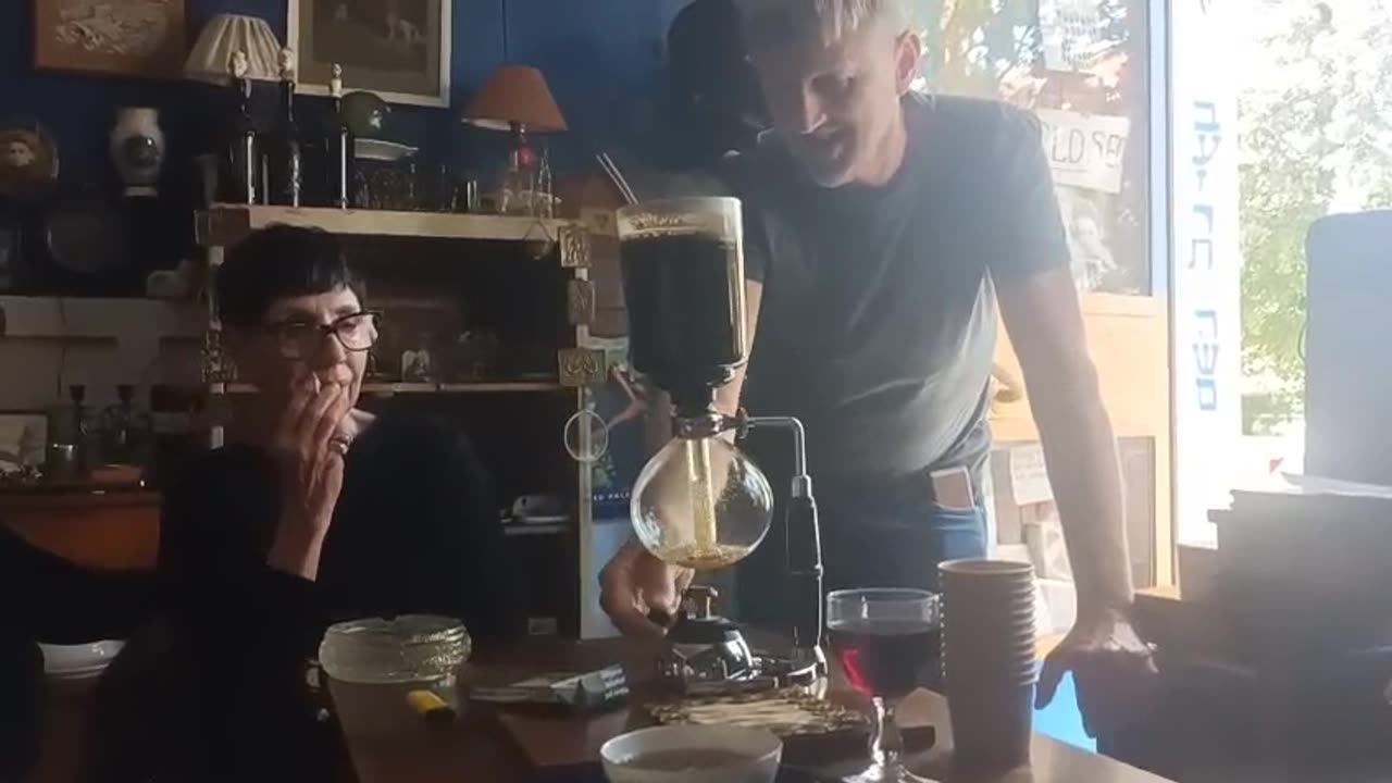 A special way to make coffee