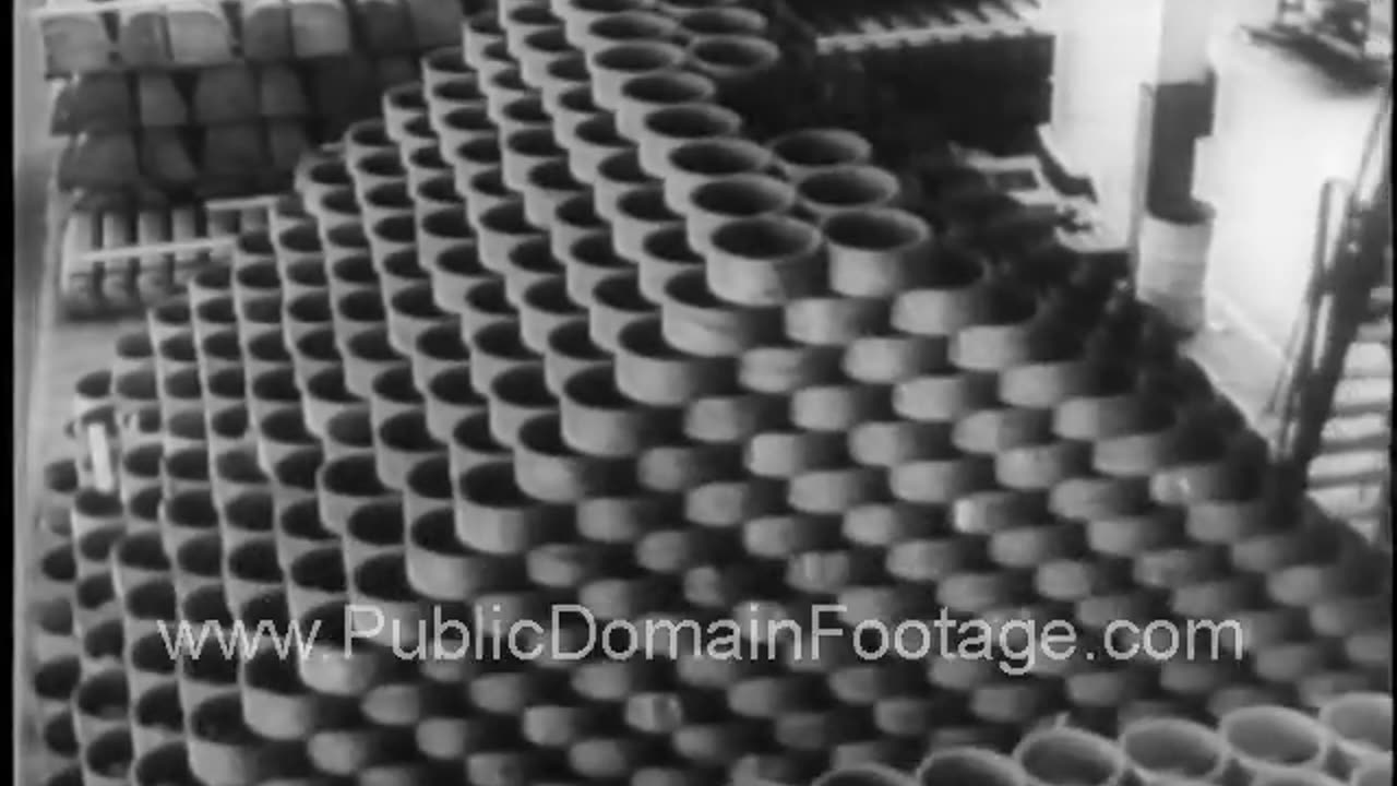 Tanks by the Thousands Roll off the Assembly Lines in WWII War Effort Archival Newsreel