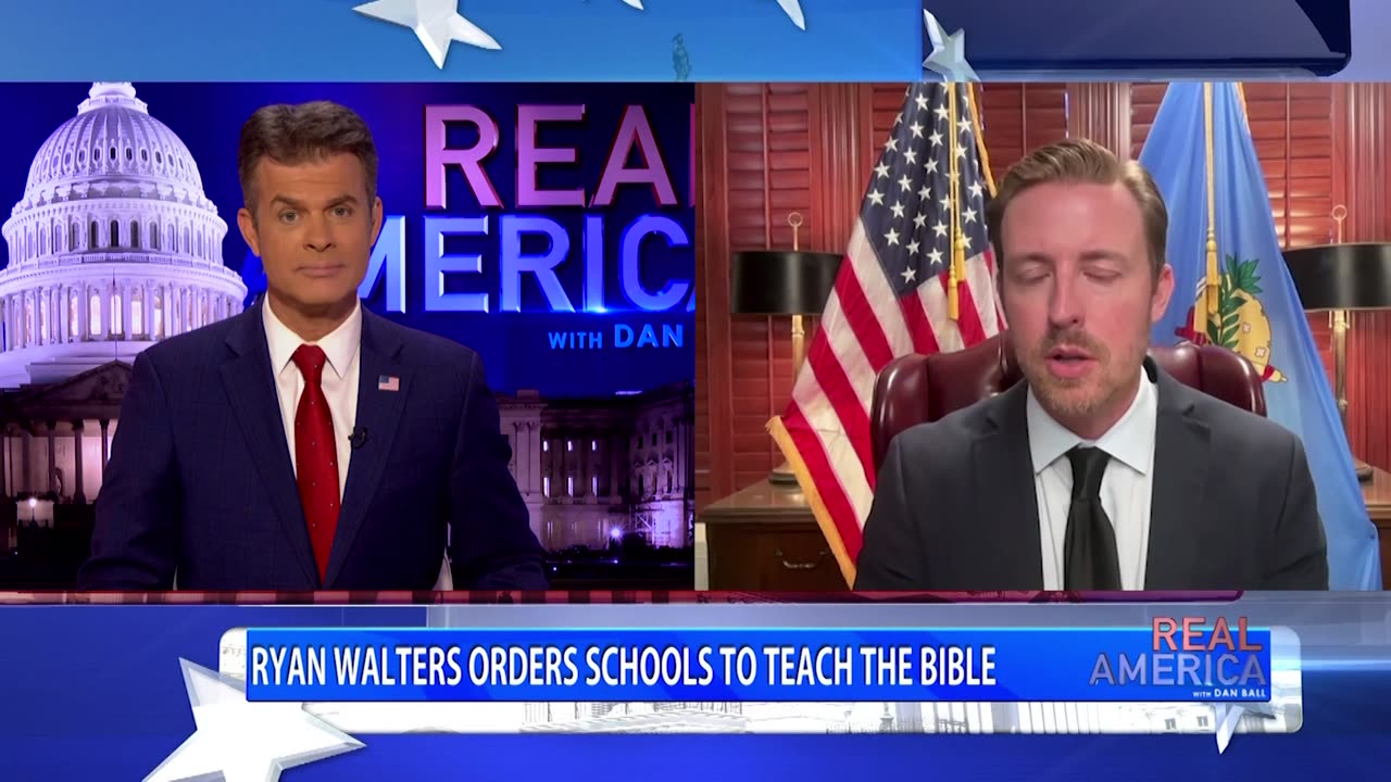 REAL AMERICA -- Dan Ball W/ Ryan Walters, Oklahoma Introduces New Curriculum, 5/13/25