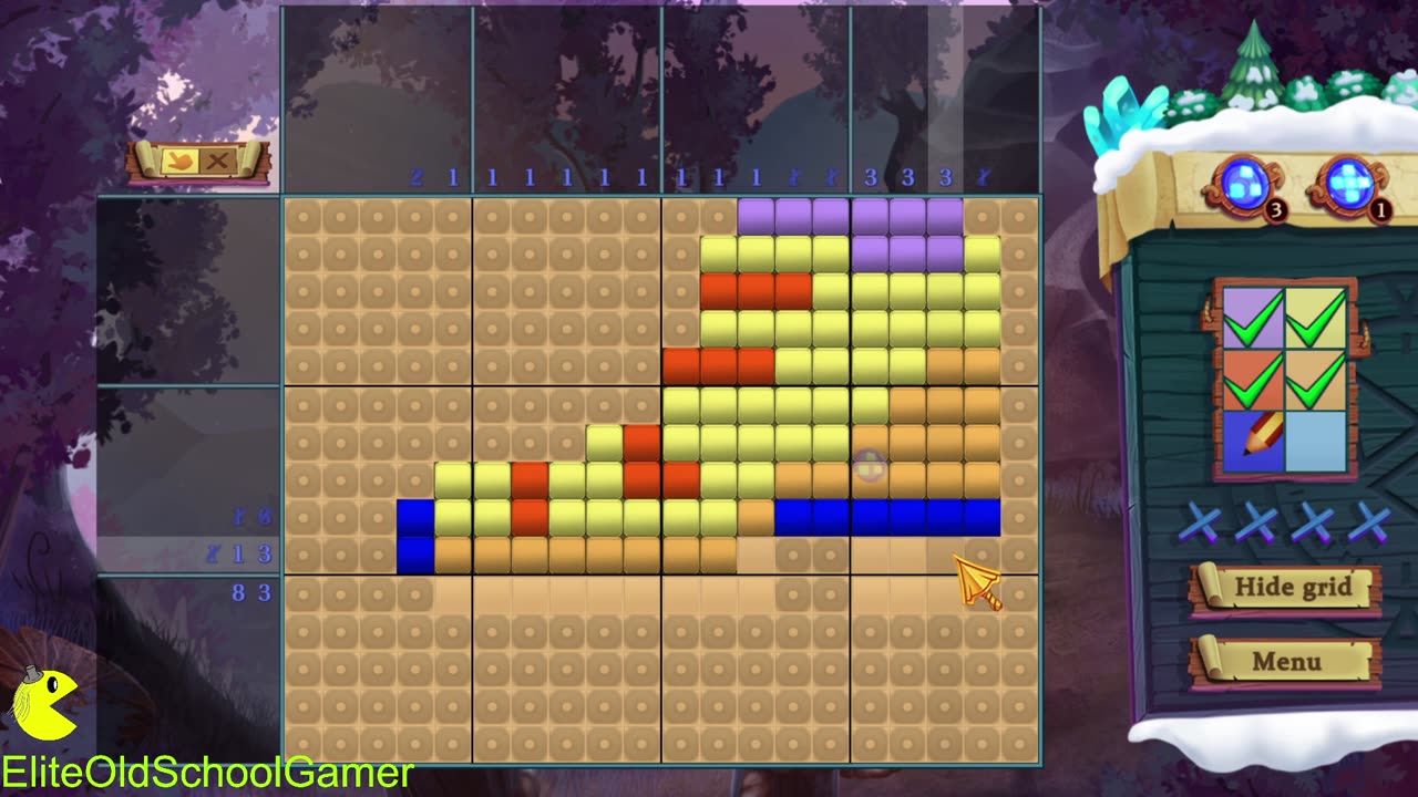 Adventure Mosaics Winter Holiday - Review and Walk-through - Level 23 - June 2025