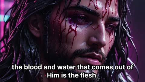 But one of the soldiers pierced His side with a spear, and immediately blood and water came out.