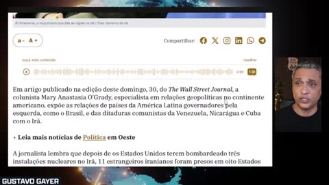 PÉSSIMA SEMANA - LULA é detonado pela imprensa internacional por se aproximar de TERRORISTAS