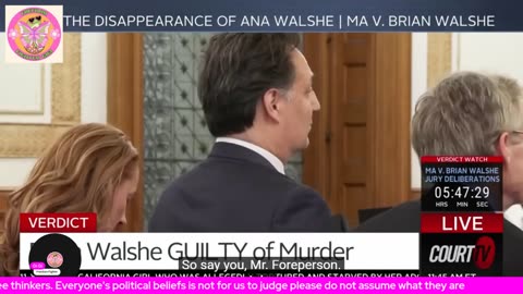 Guilty Verdict read in Brian Walsh Case