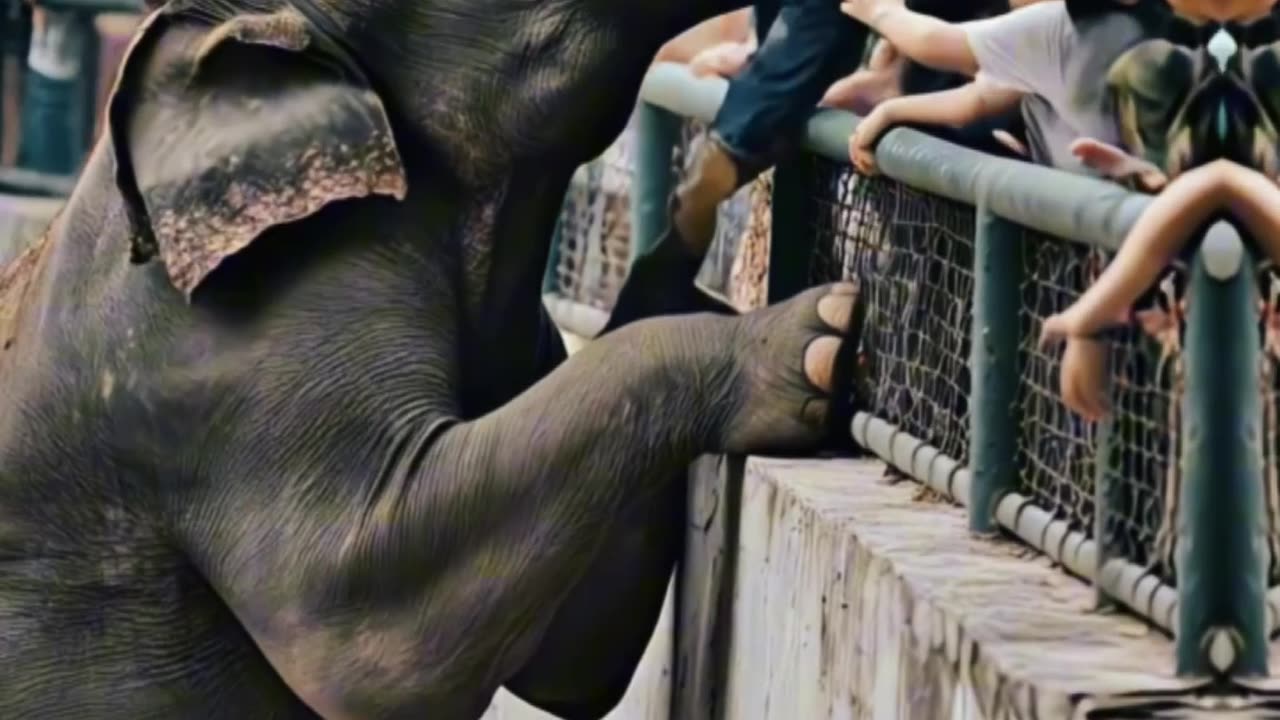 HERO ELEPHANT RESCUES CHILD IN HEART-STOPPING ZOO