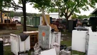 Dog who ran away during Texas floods found alive floating in washing machine