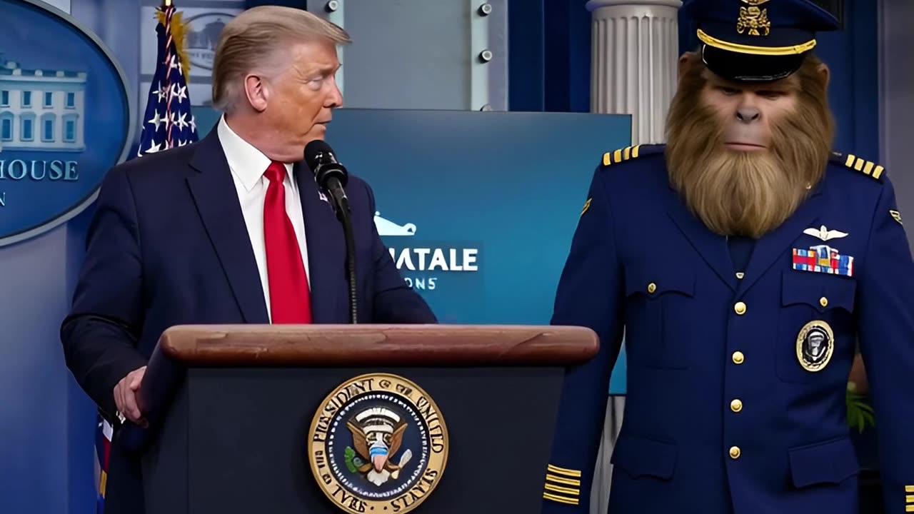 A Sasquatch Joins the US Air Force - Grok Imagine Comedy