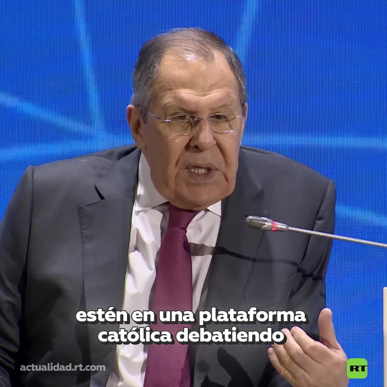 Lavrov sobre el Vaticano como lugar para negociaciones con Kiev