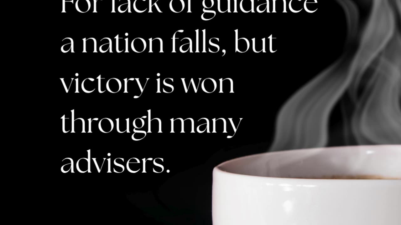 Proverbs 11:14 | Hunter's Blend Coffee