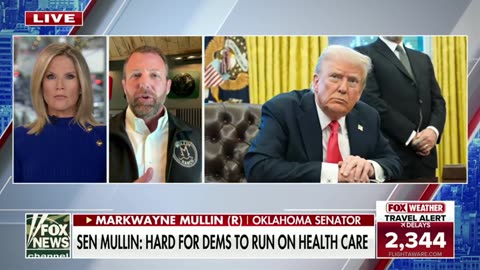 Mullin just confirmed GOP senators are thankful President Trump "OUT-TRUMPED" the Democrats