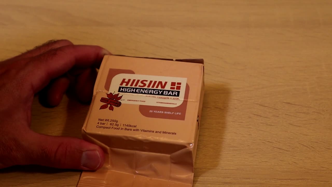 Hiisiin High Energy Bar Emergency Food Ration Taste Test Review