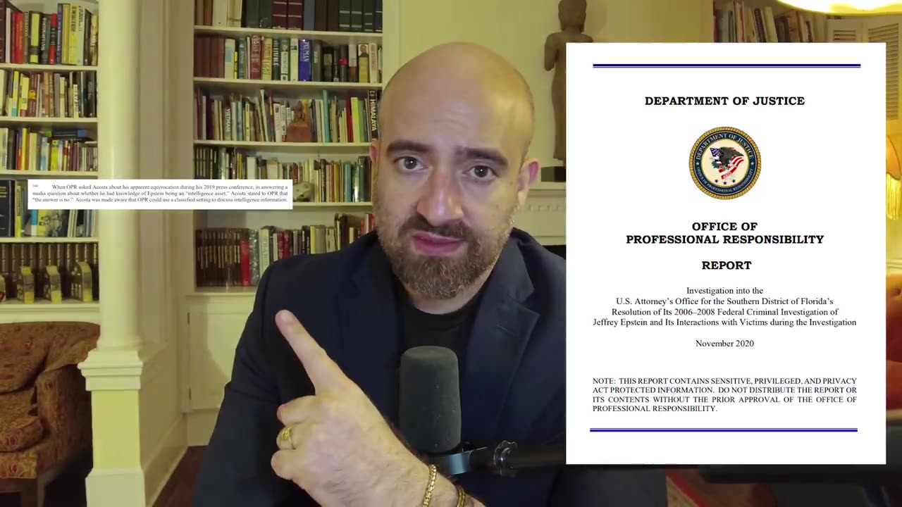 Mike Benz · A DOJ report that may reveal answers to Jeffrey Epstein's intel ties