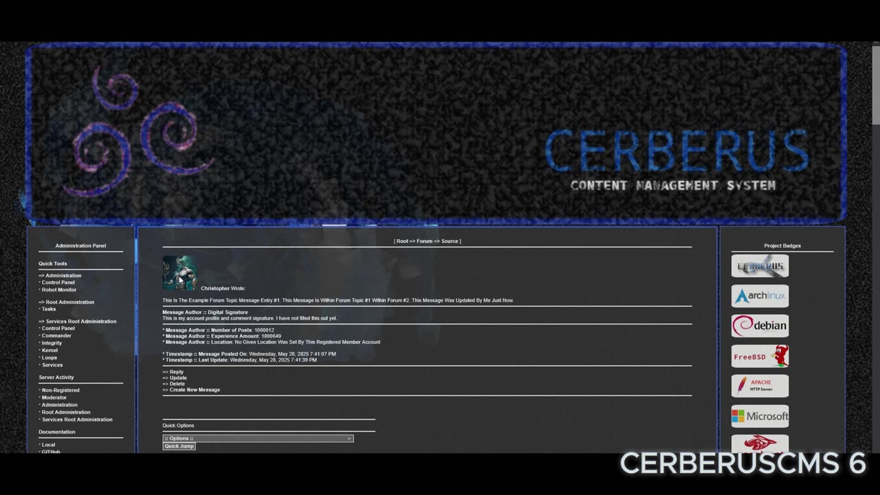 [2025-06-03] CerberusCMS - 6 - SVD - Application - Forum - Video File Part - 04 OF 04