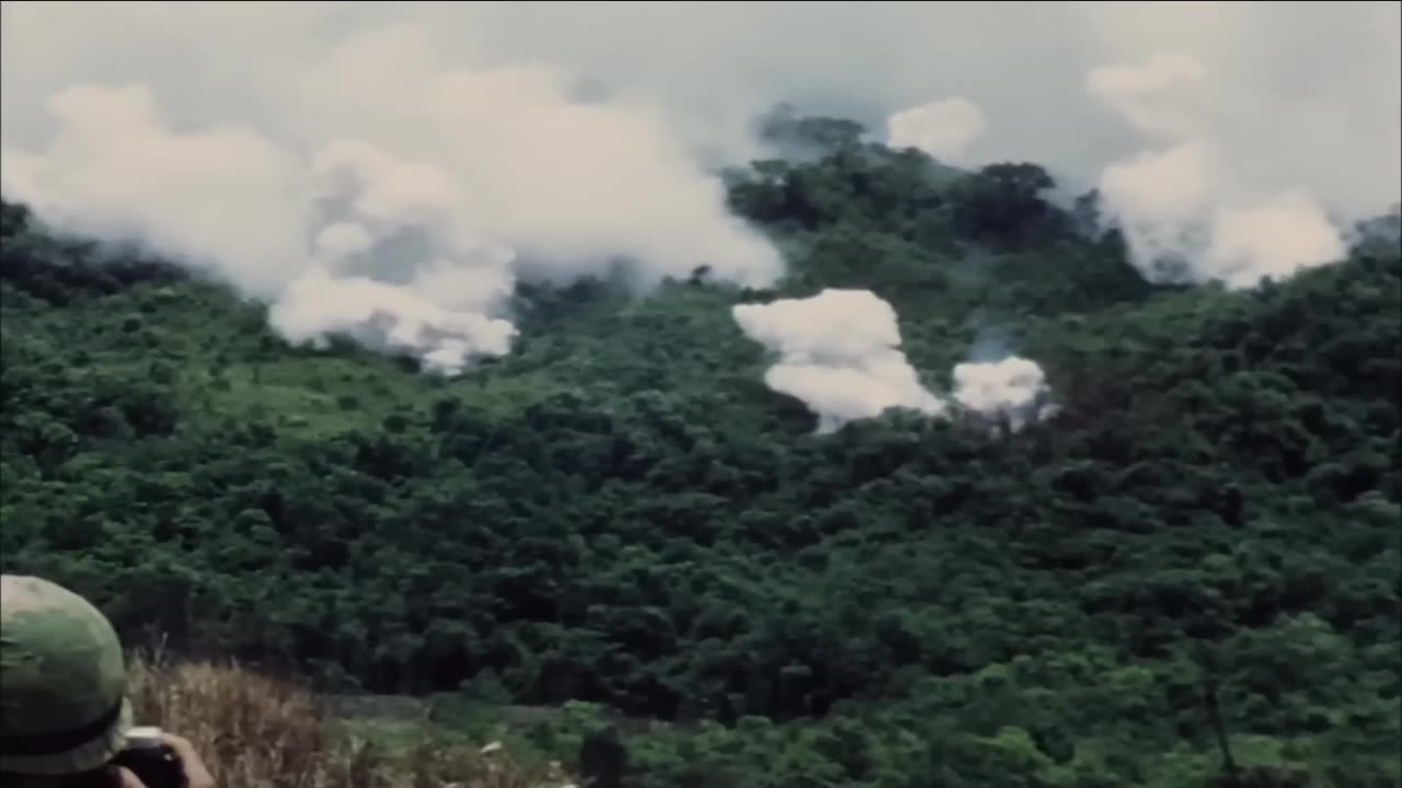 Soldiers hold Firebase Sandy in South Vietnam
