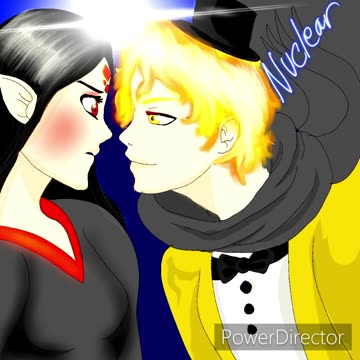 Oc speedpaint nuclear and gabriel