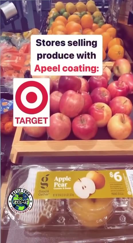 Stores selling produce with Apeel coating: