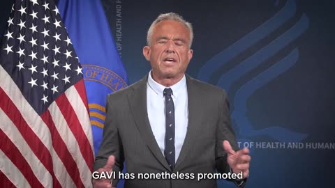 HHS Secretary RFK Jr: Gavi has neglected the key issue of vaccine safety. (June 25, 2025)