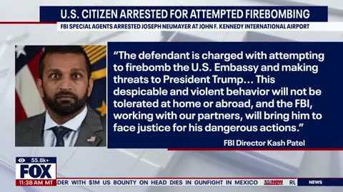 BREAKING: US citizen attempts to firebomb Tel Aviv embassy, threatens President Trump