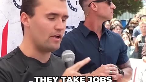 Charlie Kirk Spars with Student Over Illegal Immigration